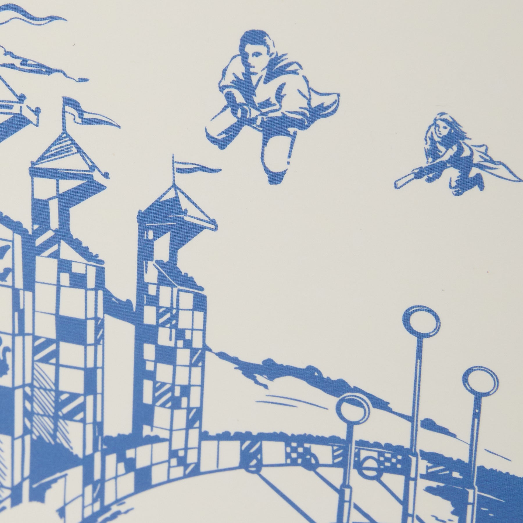 Quidditch Foiled Postcard