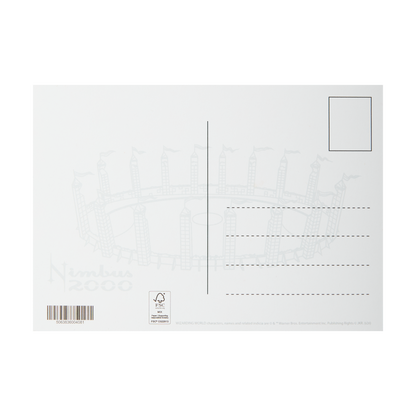 Nimbus 2000 Foiled Postcard