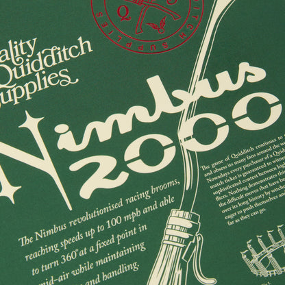 Nimbus 2000 Foiled Postcard