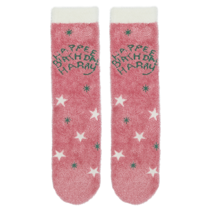 Happee Birthdae Cosy Socks