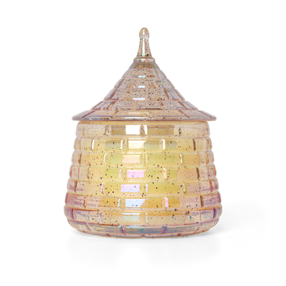Hagrid's Hut Glass Candle