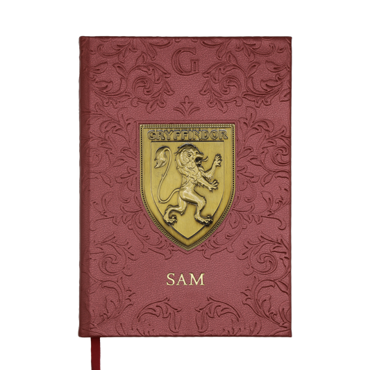 Personalised Gryffindor Crest Notebook