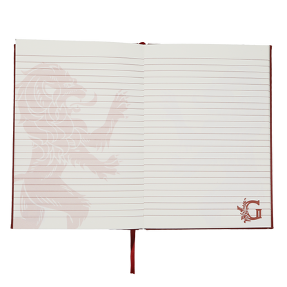 Personalised Gryffindor Crest Notebook
