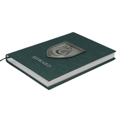 Personalised Slytherin Crest Notebook