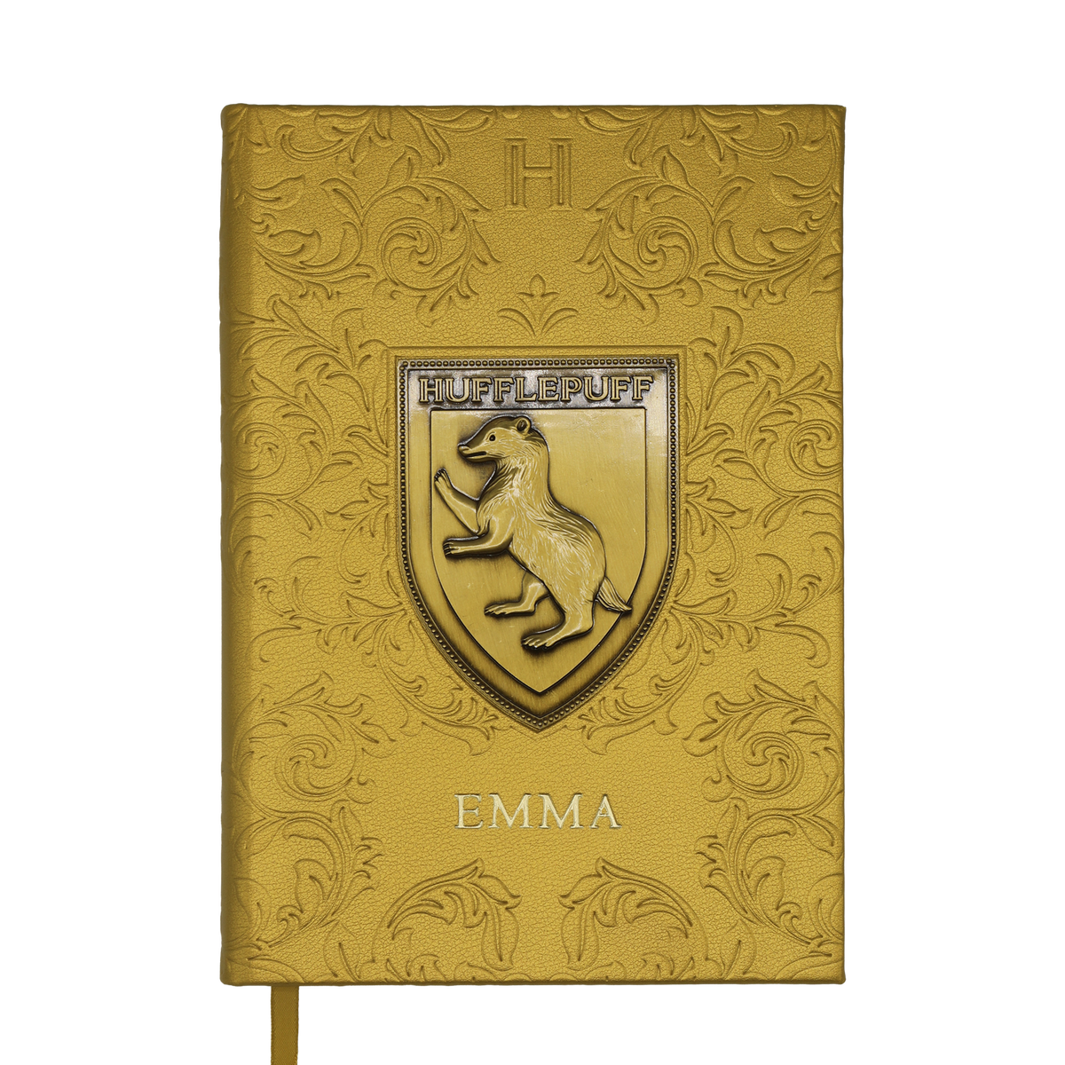 Personalised Hufflepuff Crest Notebook