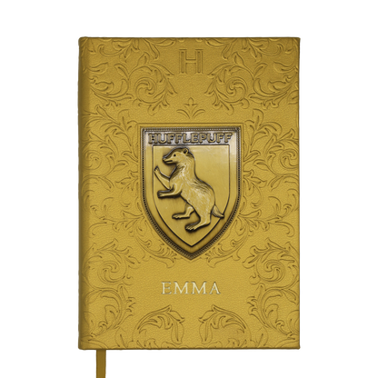 Personalised Hufflepuff Crest Notebook
