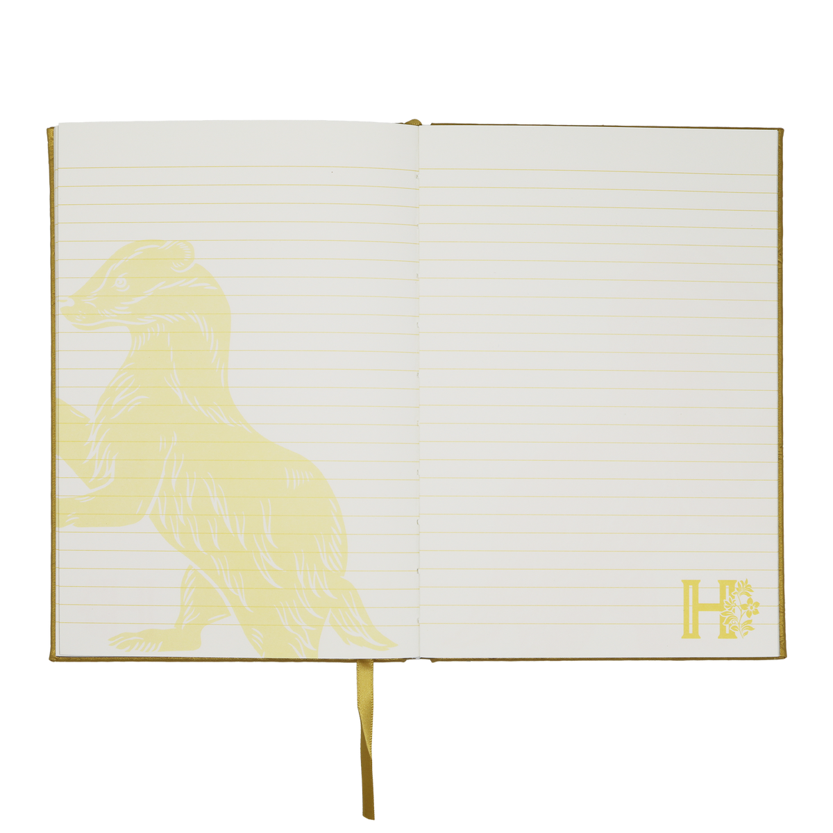 Personalised Hufflepuff Crest Notebook
