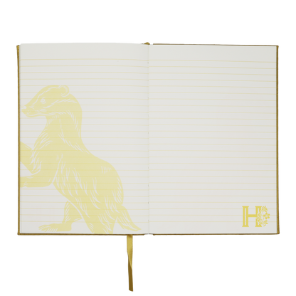 Personalised Hufflepuff Crest Notebook