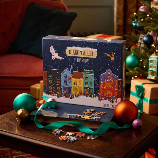 Diagon Alley in the Snow Puzzle