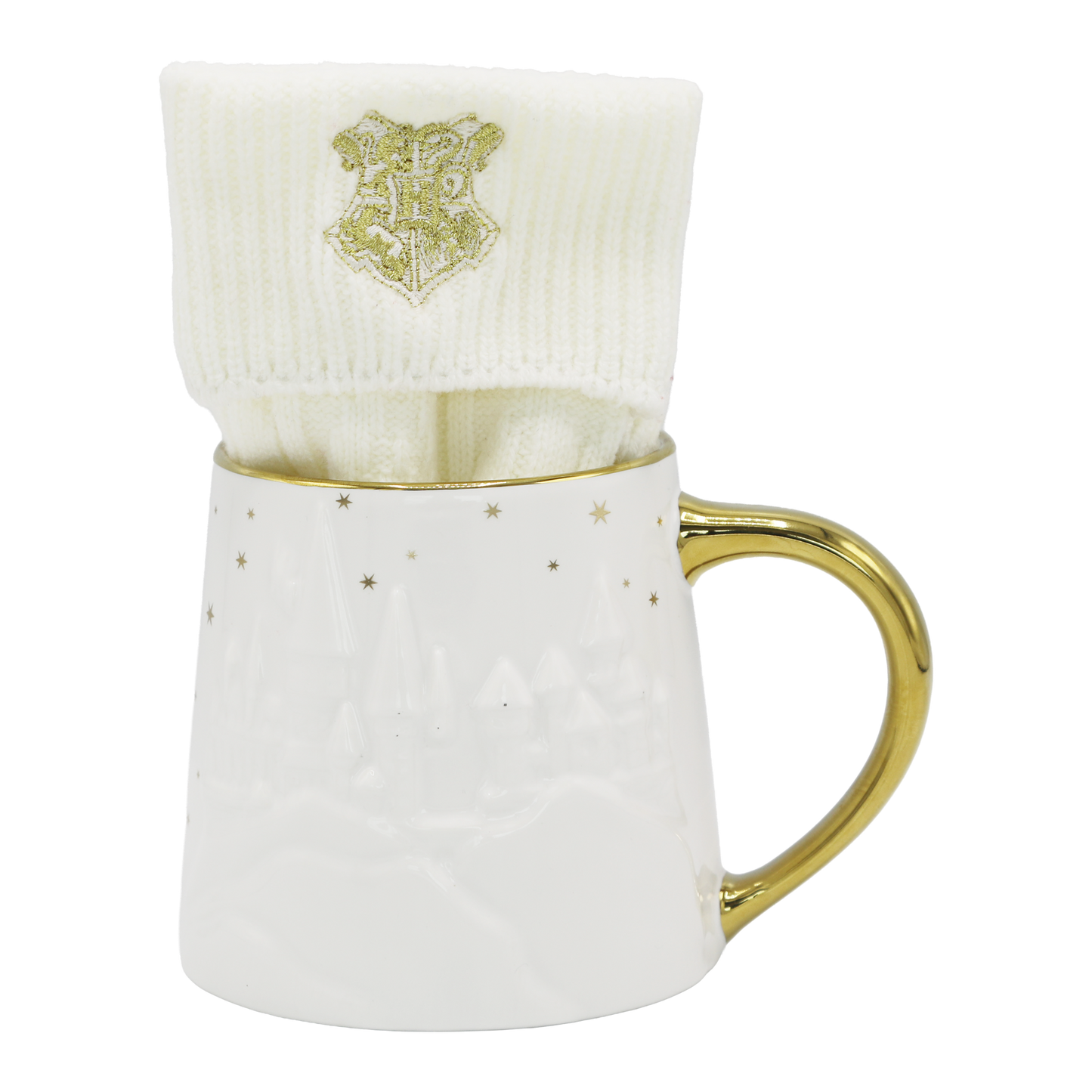 Hogwarts Castle Christmas Mug & Socks Gift Set