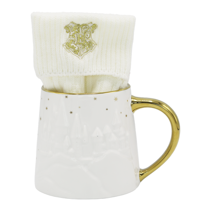 Hogwarts Castle Christmas Mug & Socks Gift Set