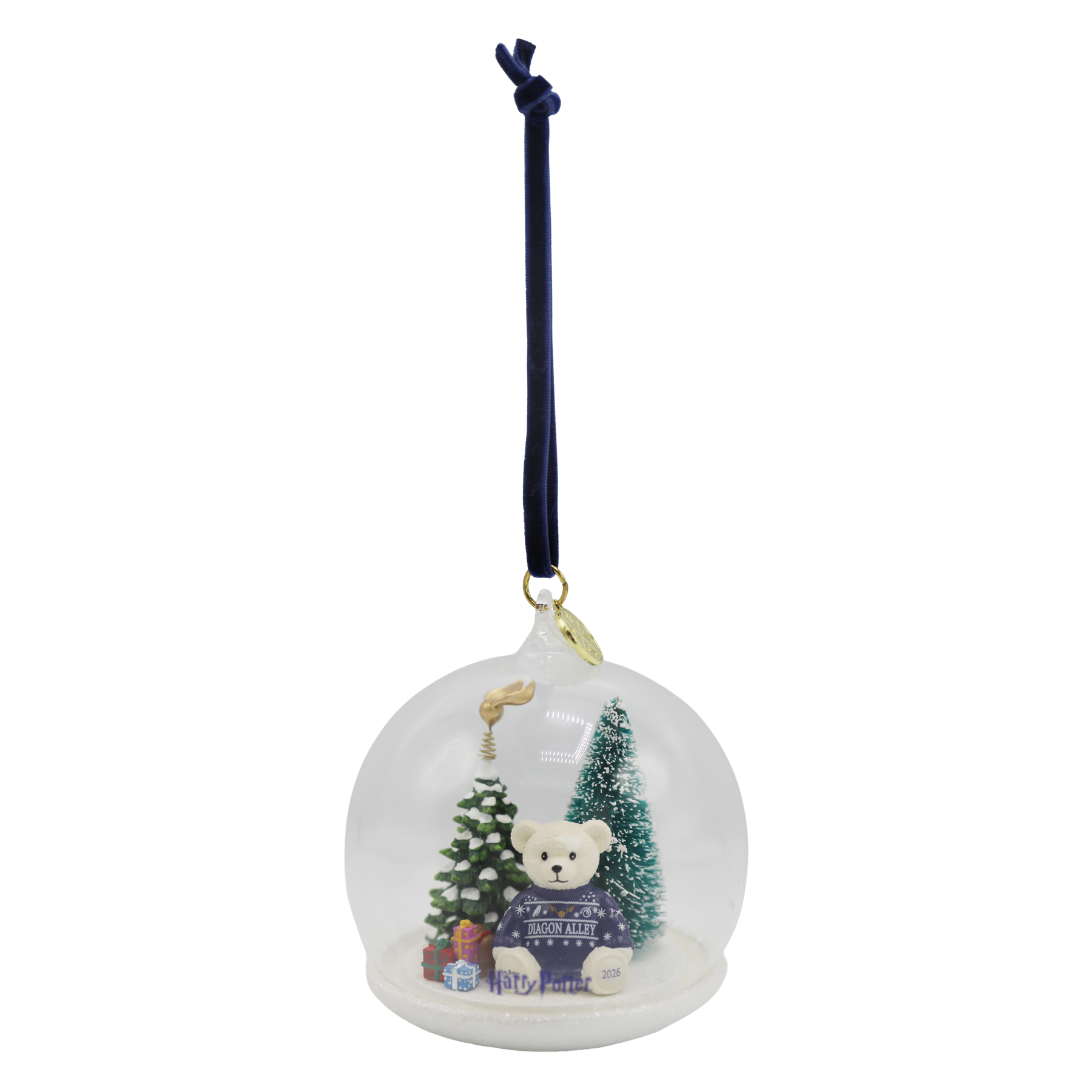 Diagon Alley Christmas Globe Ornament