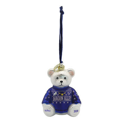 Diagon Alley Christmas Bear Ornament