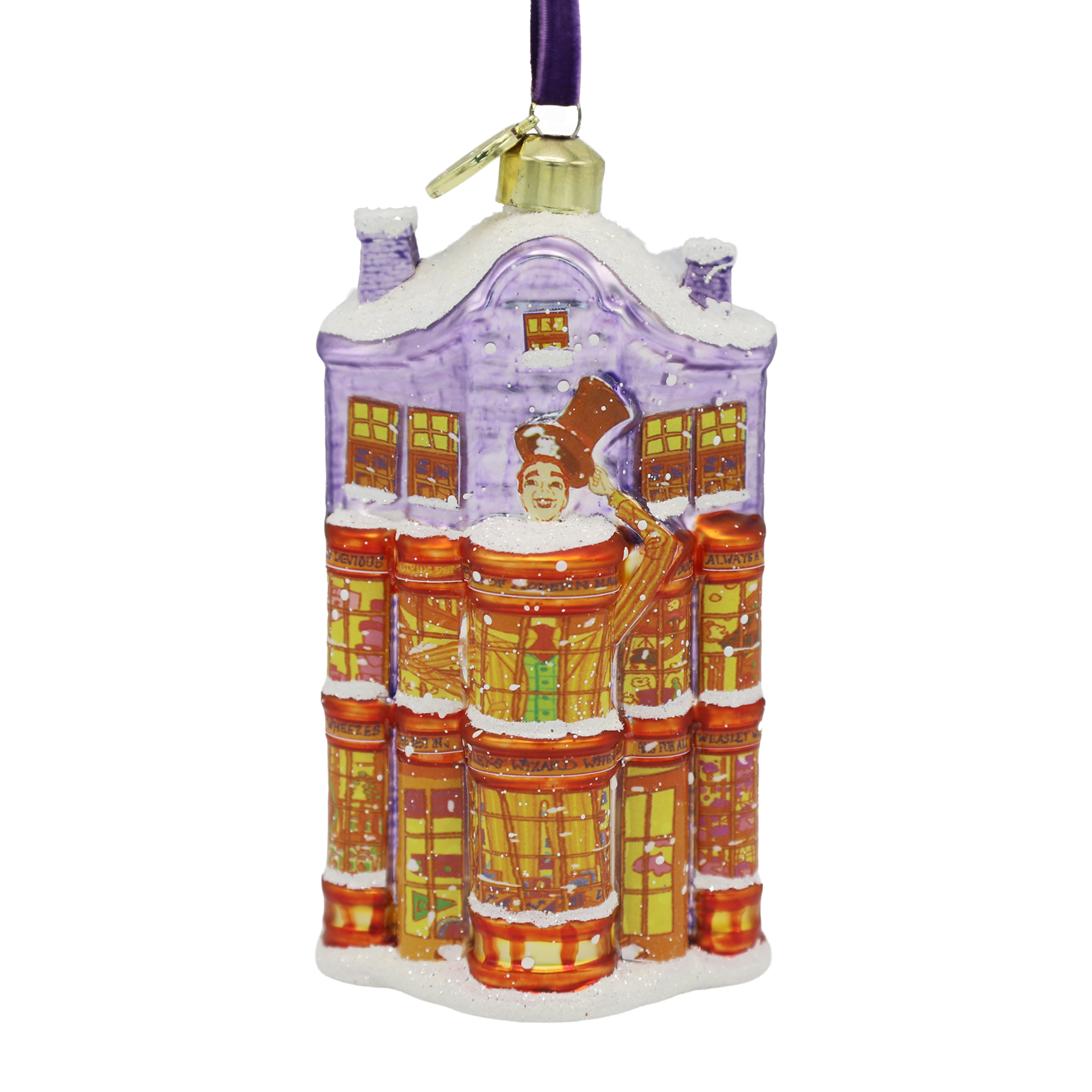 Weasleys' Wizard Wheezes Glass Ornament