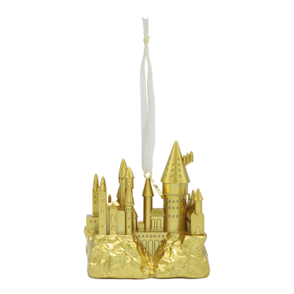 Hogwarts Castle Gold Decoration