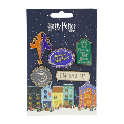 Diagon Alley Christmas Magnet Set