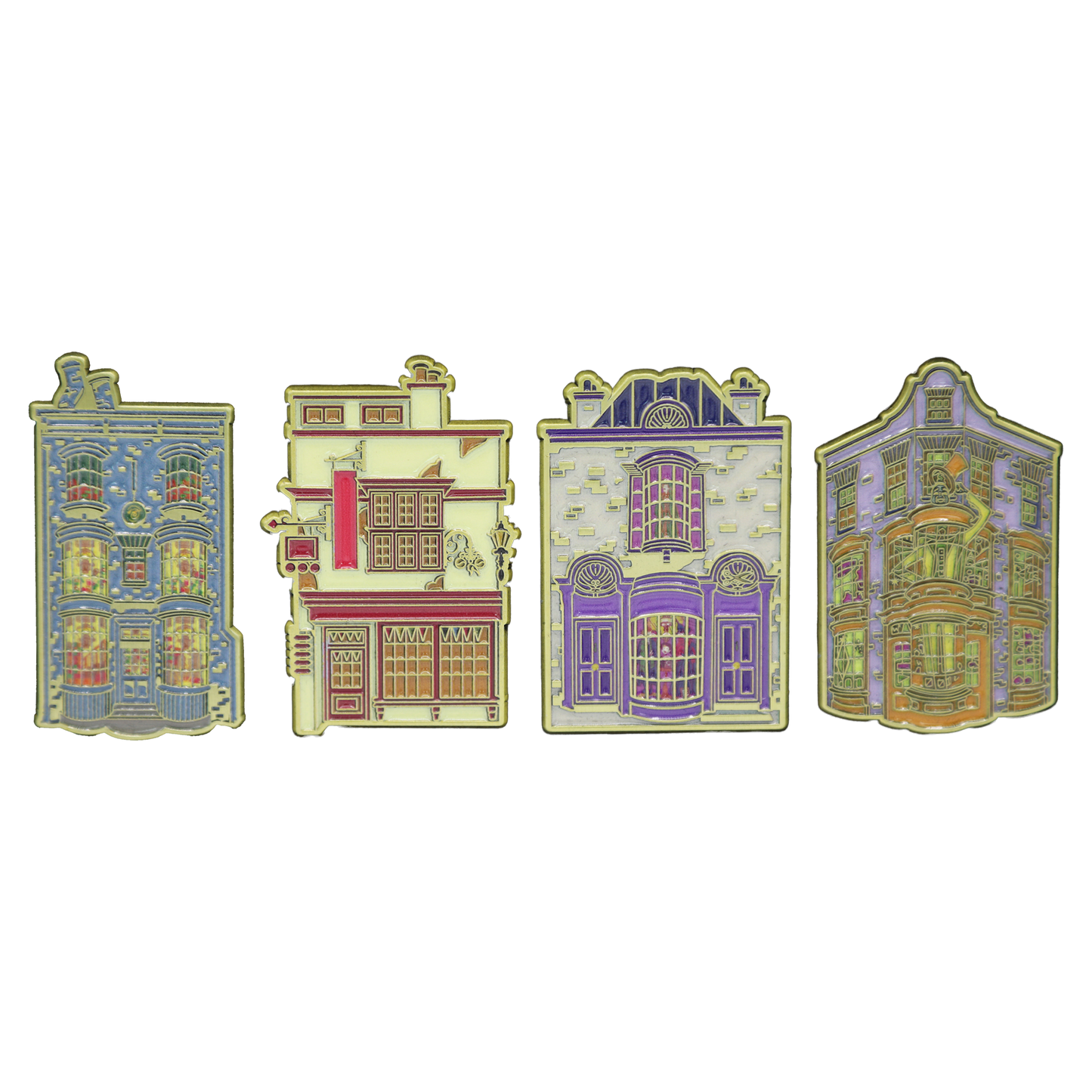 Diagon Alley Christmas Pin Set