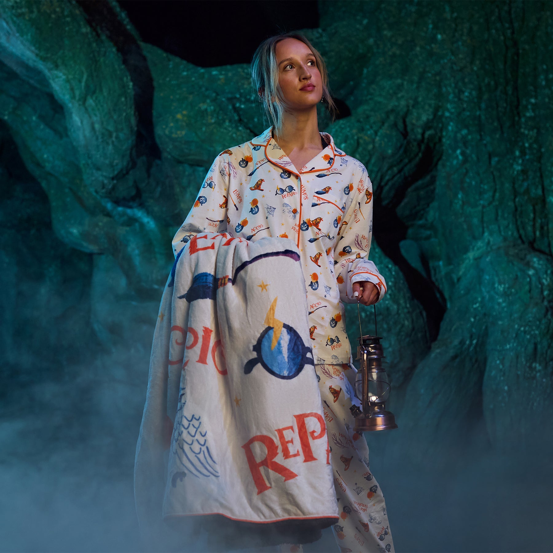 Lumos Nox PJs and Throw Blanket