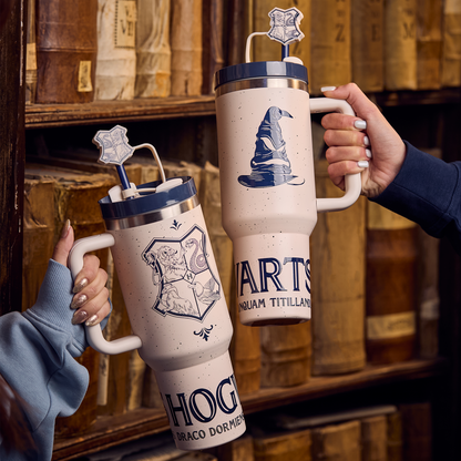 Hogwarts Crest Cup & Straw