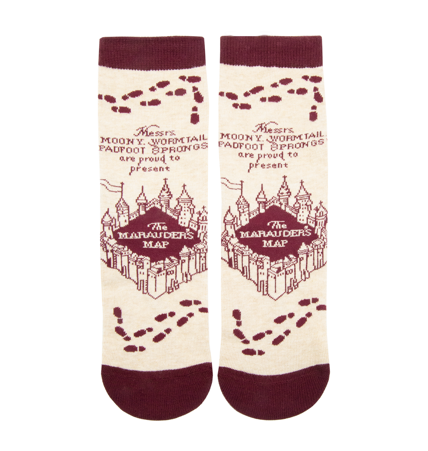 Marauder's Map Socks