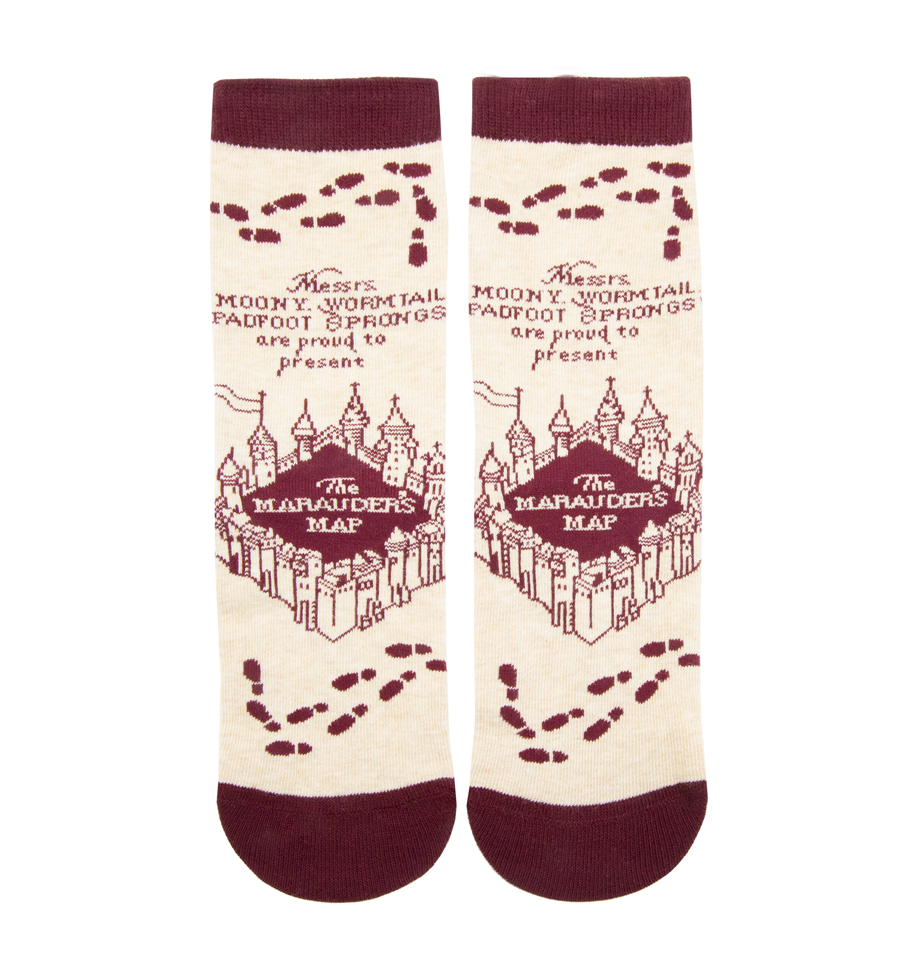 Marauder's Map Socks