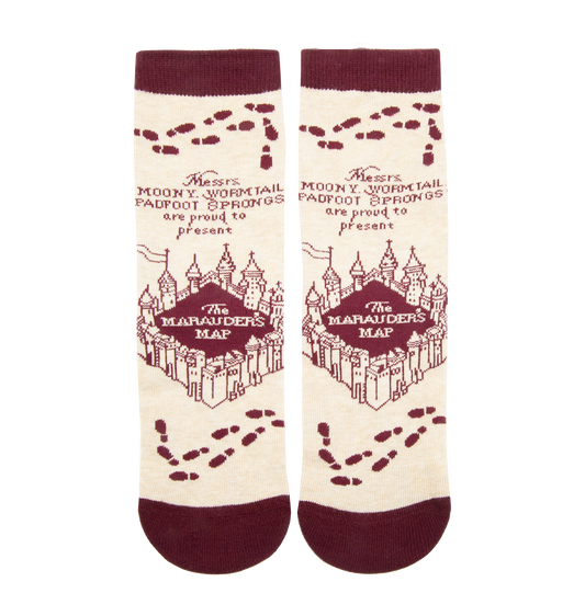 Marauder's Map Socks