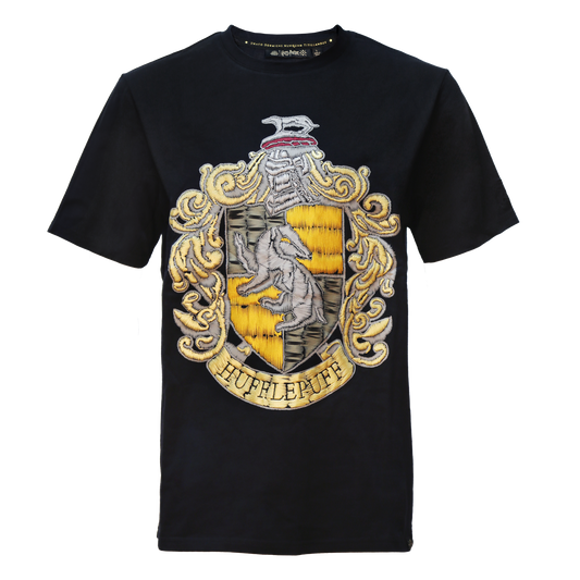 Hufflepuff Embroidery Print T-Shirt