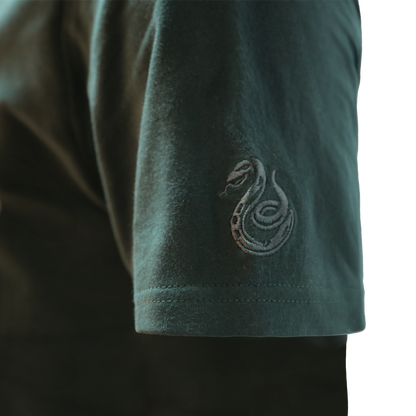 Slytherin Embroidery Print T-Shirt