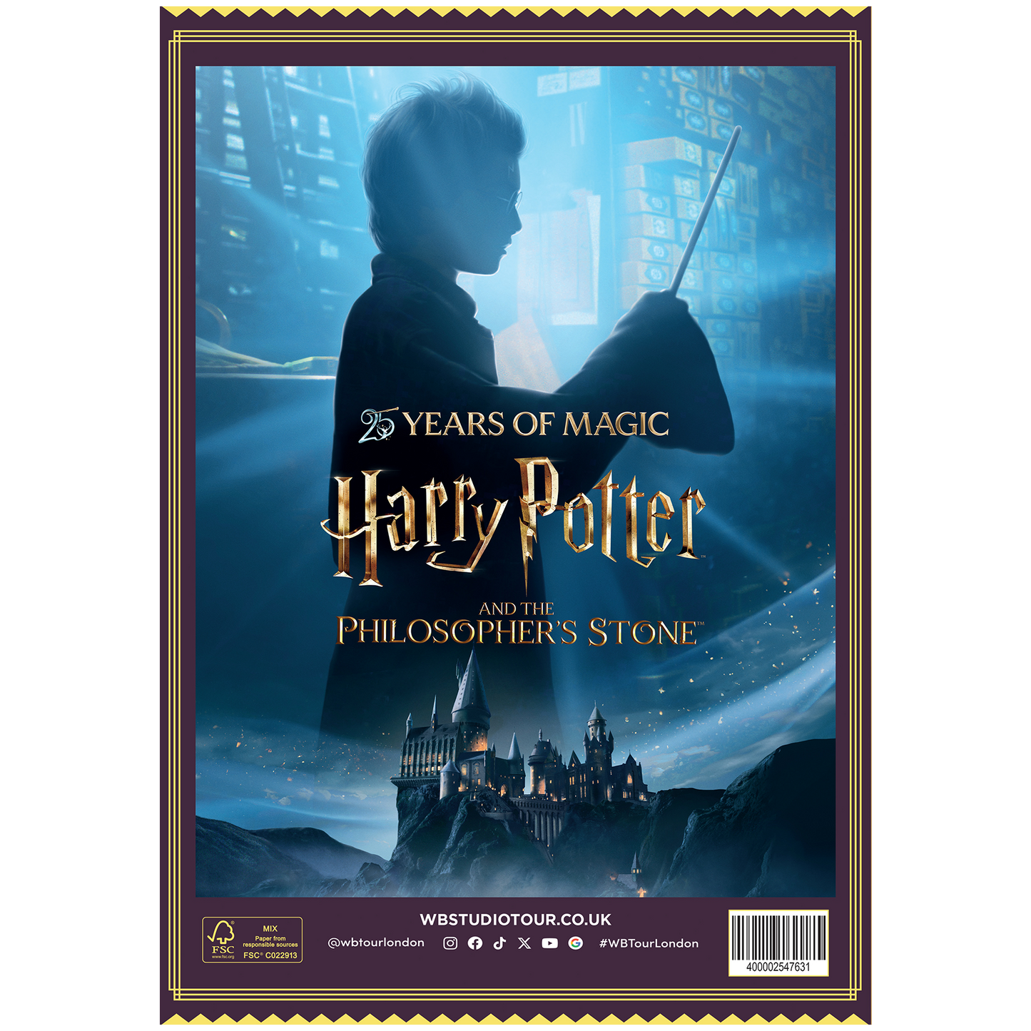 Warner Bros. Studio Tour London Souvenir Guidebook