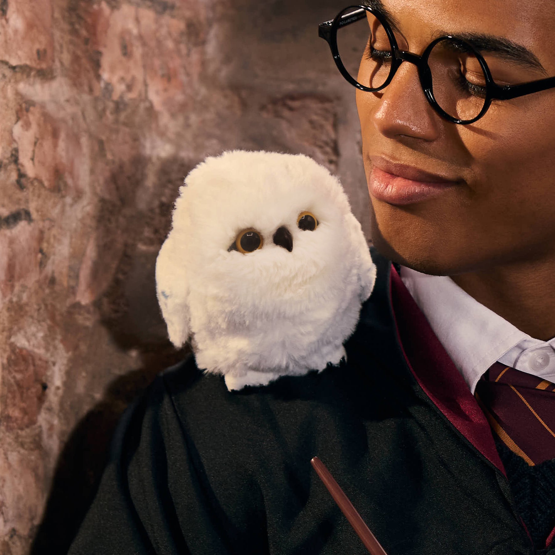 Interactive Snowy Owl Plush Pet