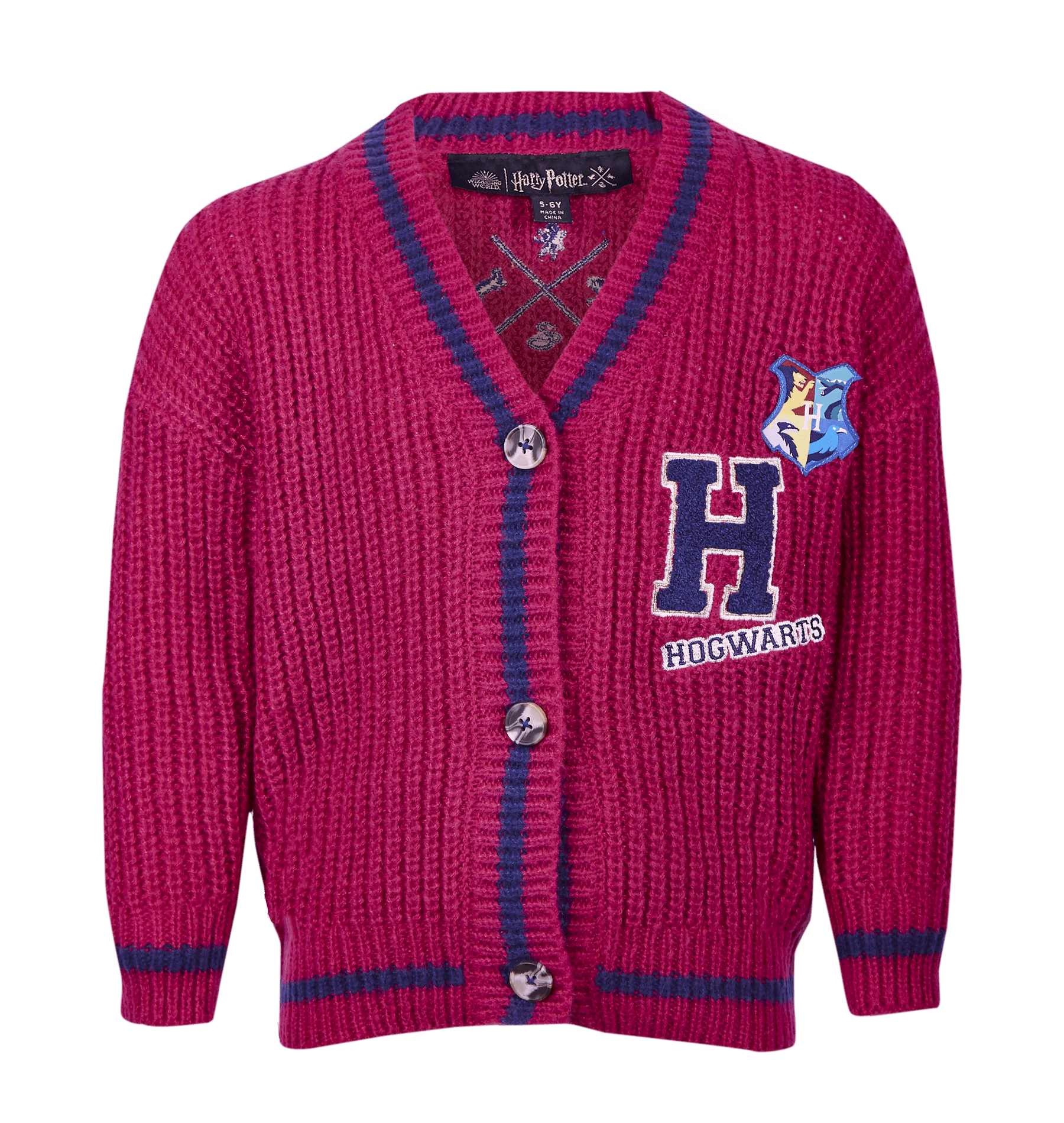 Kids Hogwarts Knitted Cardigan