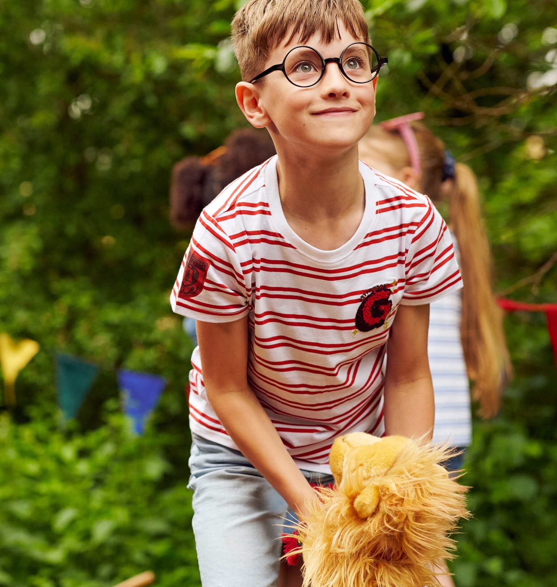 Kids Gryffindor Striped T-Shirt