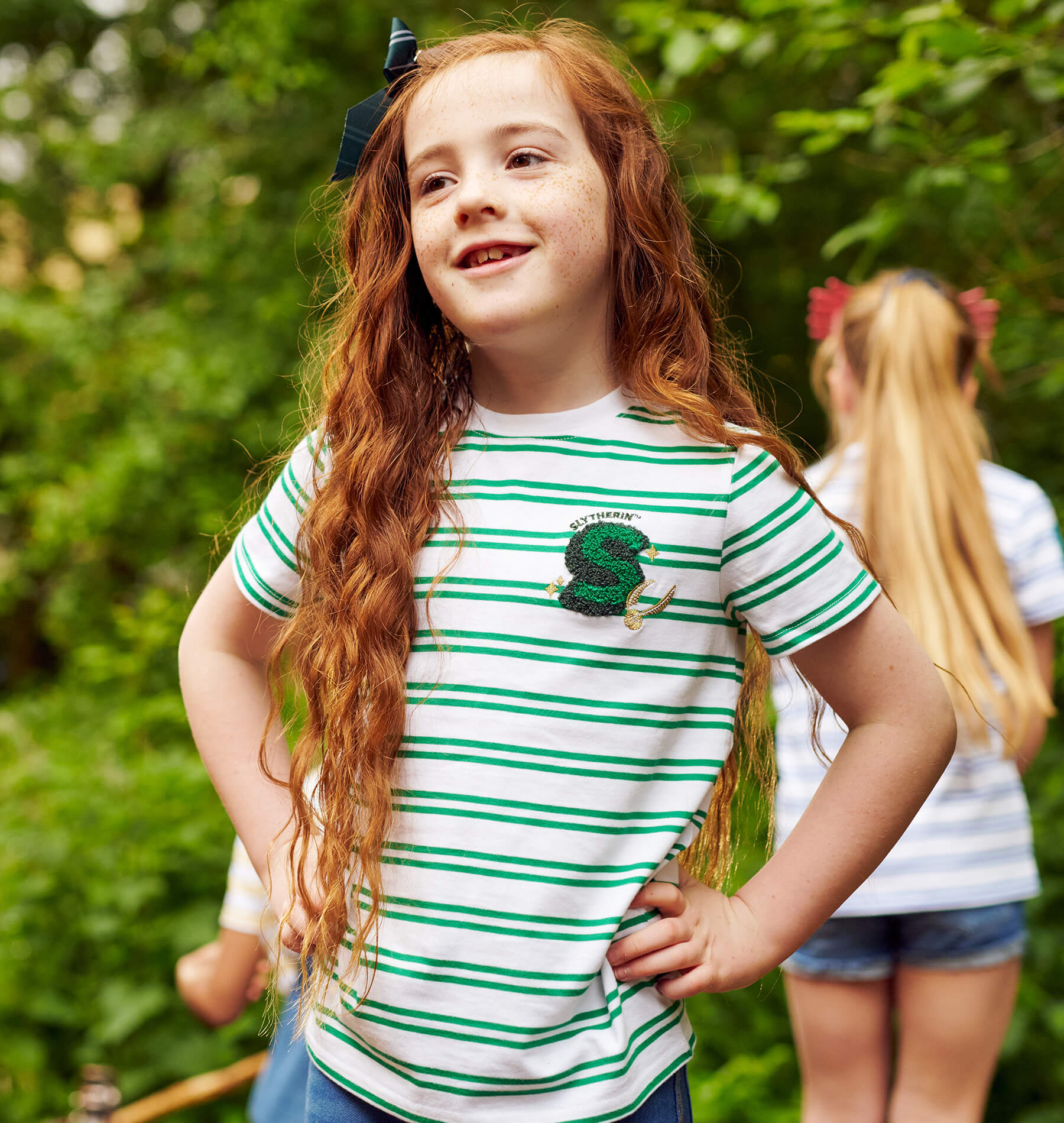 Kids Slytherin Striped T-Shirt