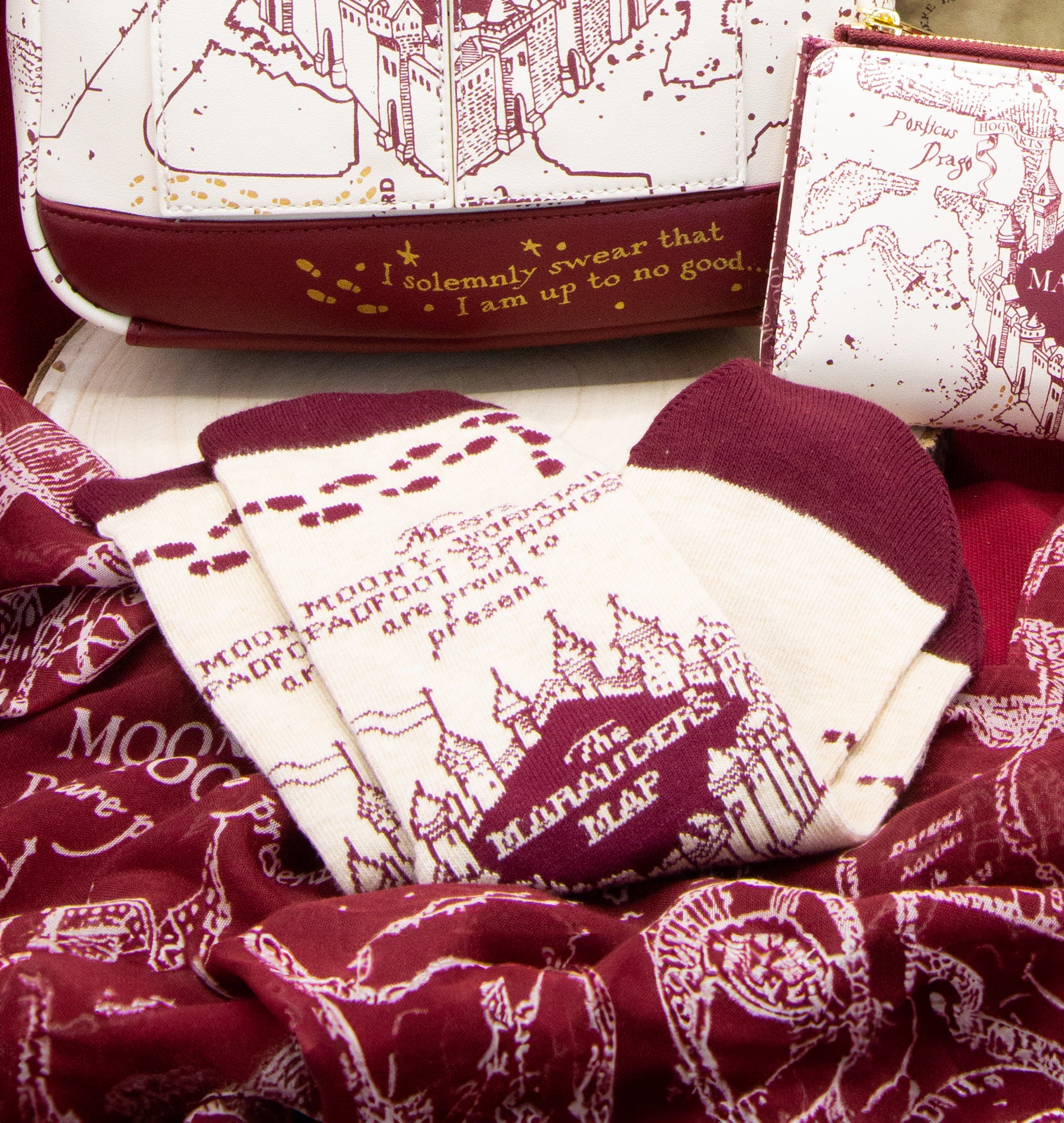 Map Socks Marauders Map Socks | Harry Potter Shop UK