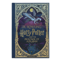 Book cover of 'Harry Potter and the Prisoner of Azkaban' by J.K. Rowling with decorative elements.