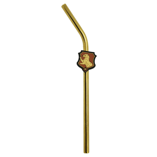 House Mascot Hufflepuff Straw Set