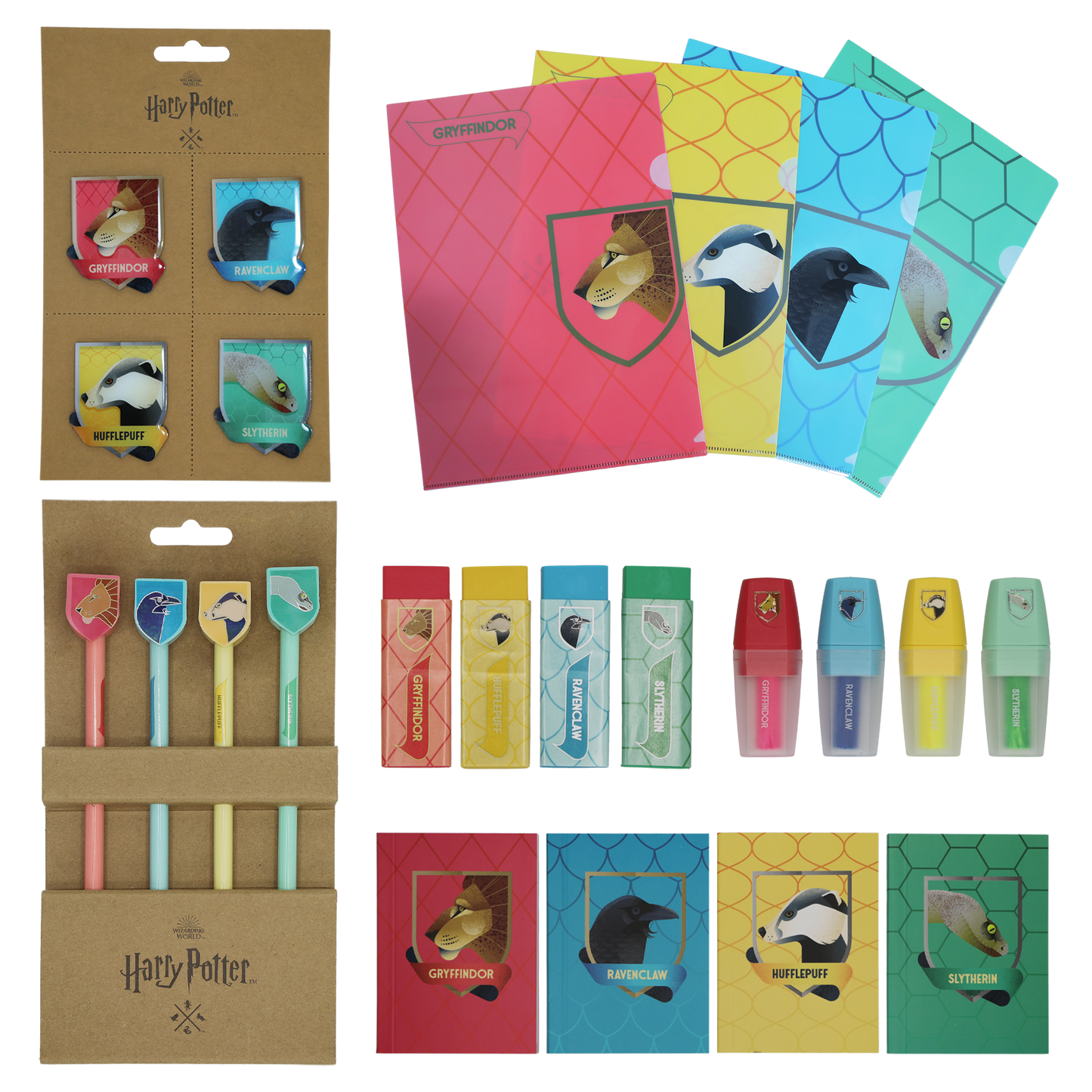 Hogwarts Mascots Stationery Set