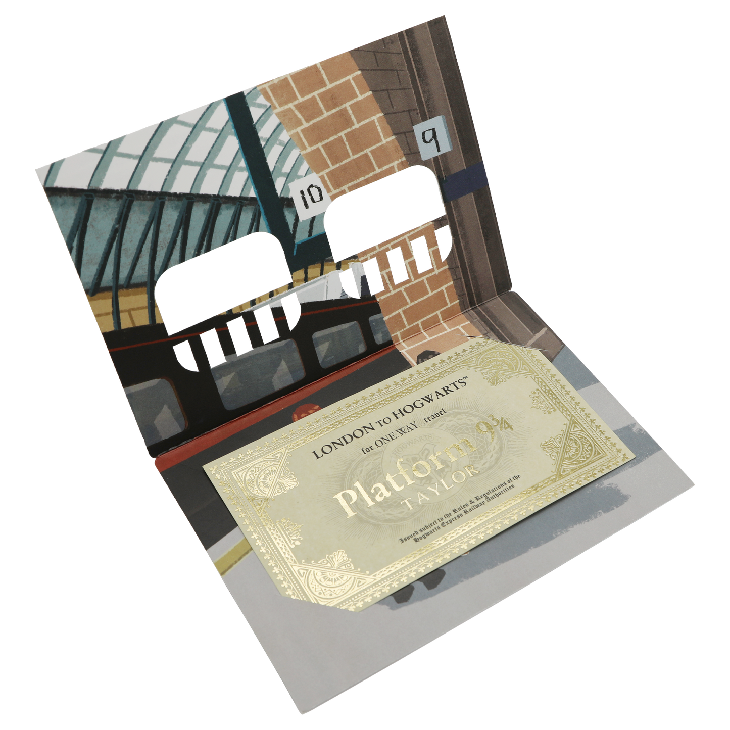 Personalised Hogwarts Express Ticket