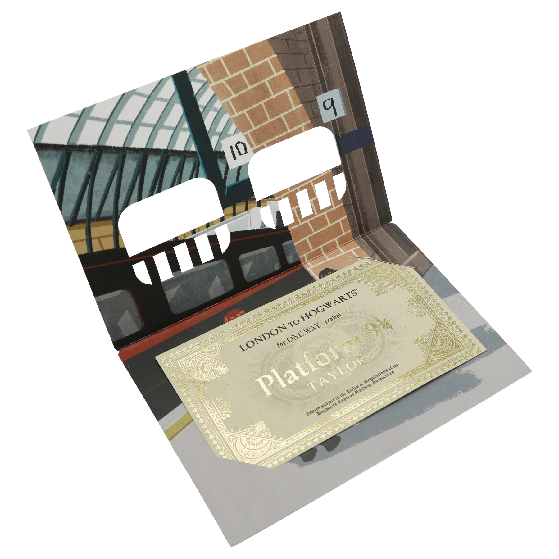 Personalised Hogwarts Express Ticket