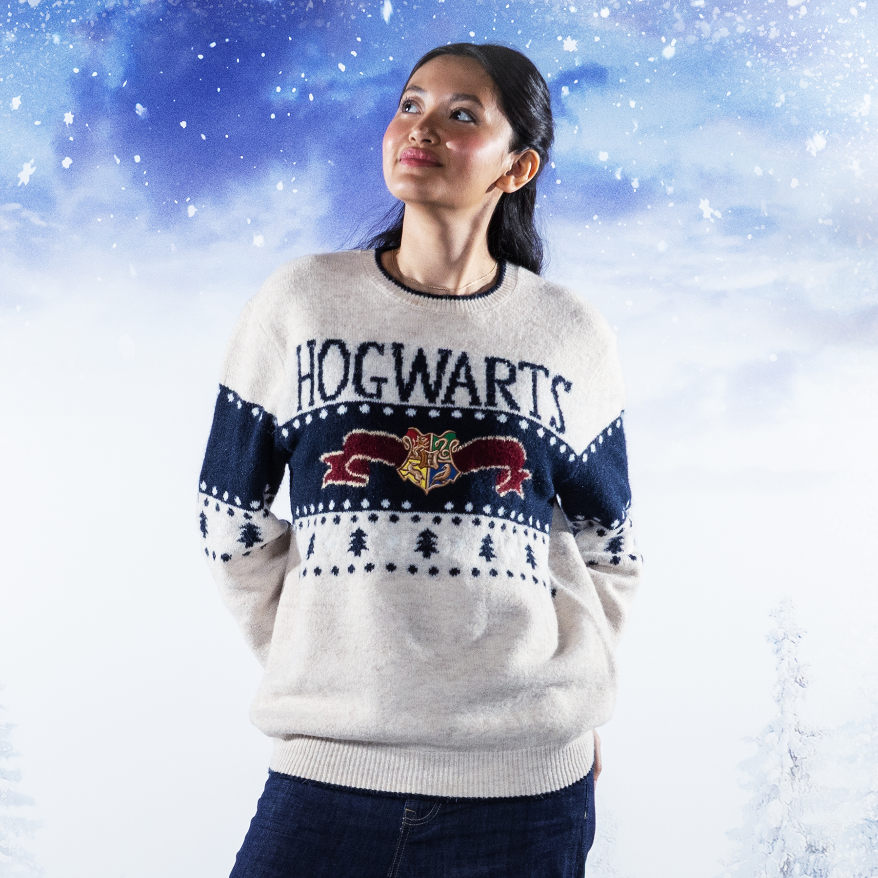 Hogwarts in the Snow Christmas Jumper