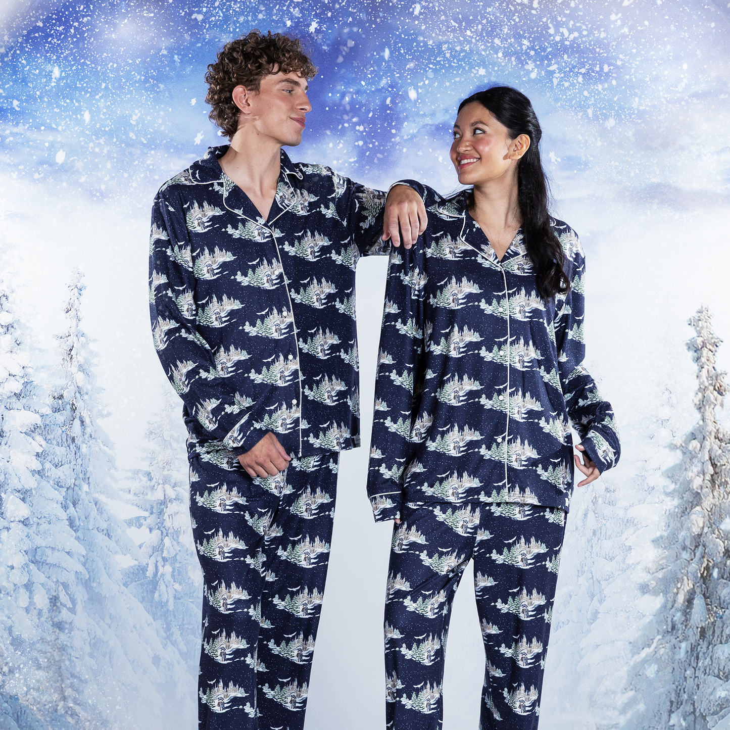 Hogwarts in the Snow Pyjama Set