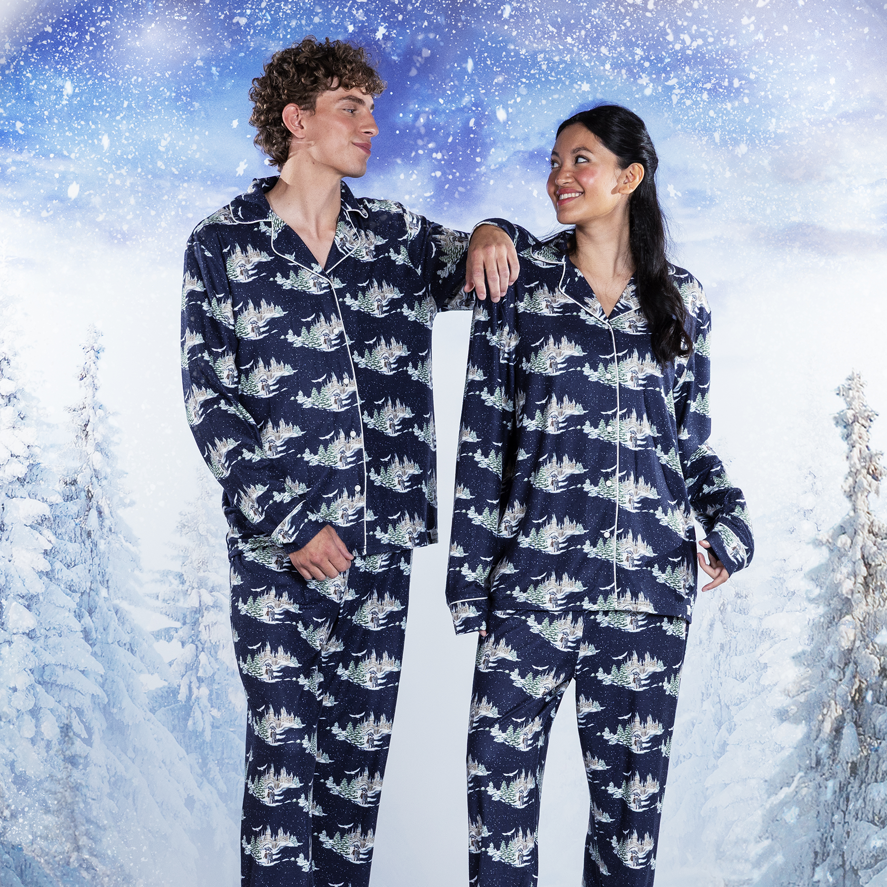 Hogwarts in the Snow Pyjama Set