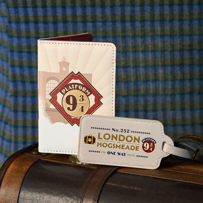 London to Hogwarts Passport Holder and Tag