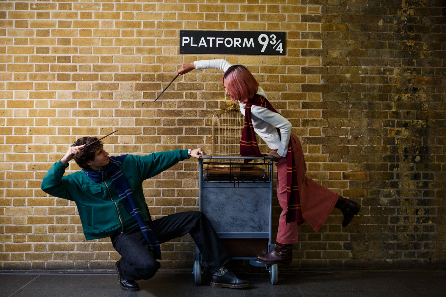 The trolley at Platform 9 3/4