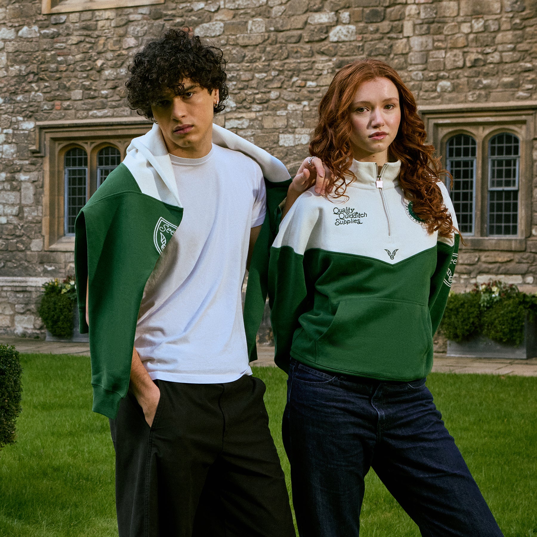 Quality Quidditch Supplies 3/4 Zip Sweatshirt