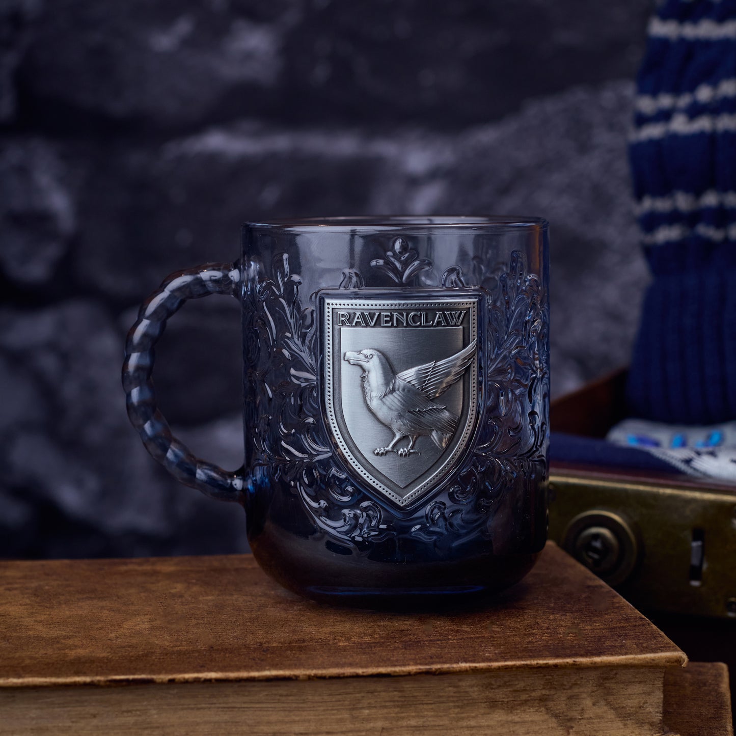 House Mascot Ravenclaw Glass Mug