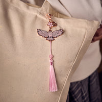 Sakura Owl Keyring
