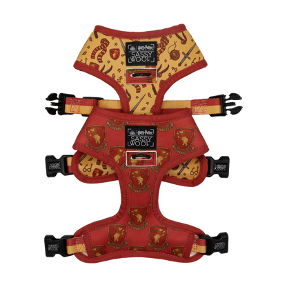 Gryffindor Pet Harness - Sassy Woof