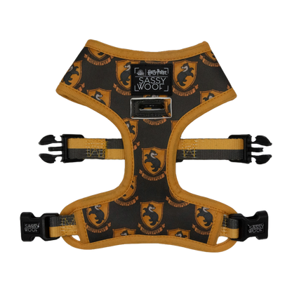 Hufflepuff Pet Harness - Sassy Woof