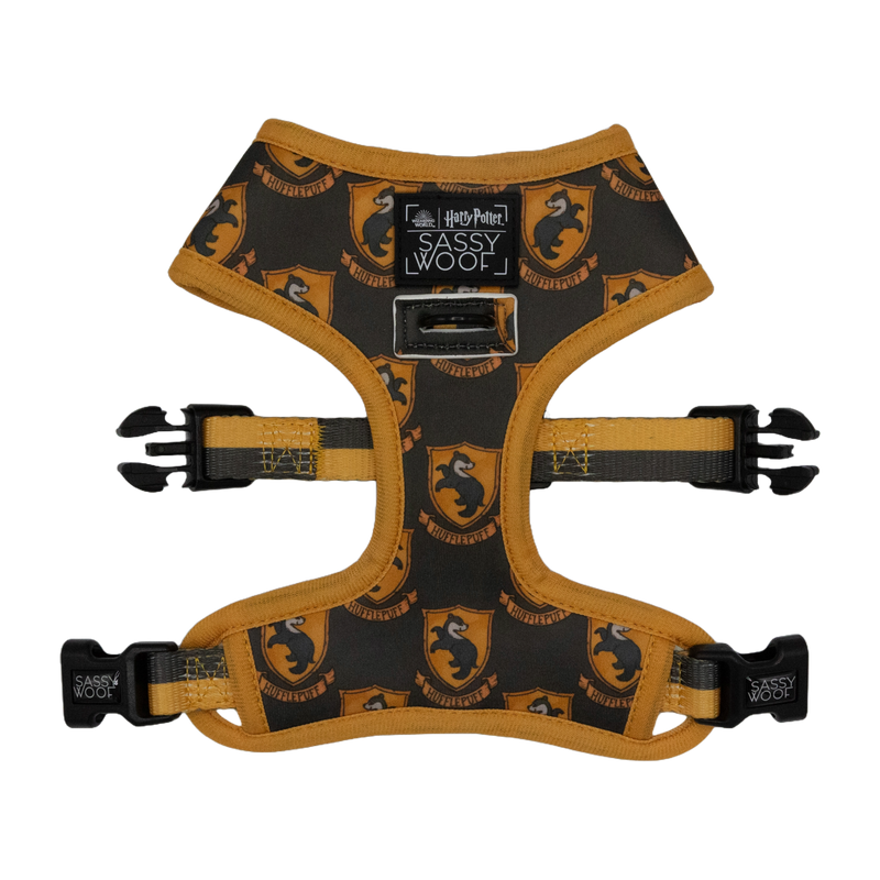 Hufflepuff Pet Harness - Sassy Woof